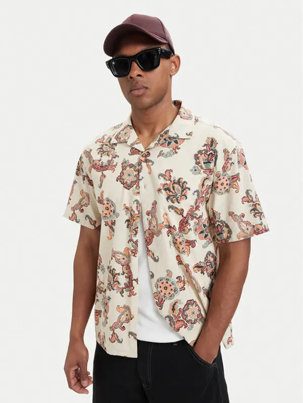 Billabong Billabong Košulja Vacay EBYWT03019 Bež Relaxed Fit