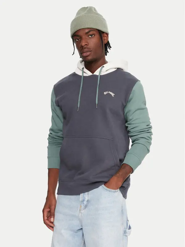 Billabong Billabong Majica dugih rukava Arch Block Po EBYFT00155 Plava Regular Fit