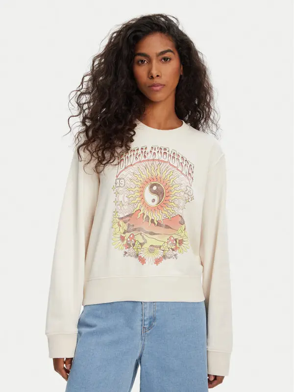 Billabong Billabong Majica dugih rukava Balanced Out EBJSF00171 Bež Regular Fit