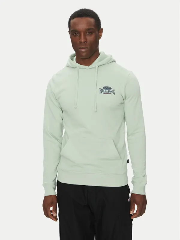 Billabong Billabong Majica dugih rukava EBYSF00163 Zelena Regular Fit