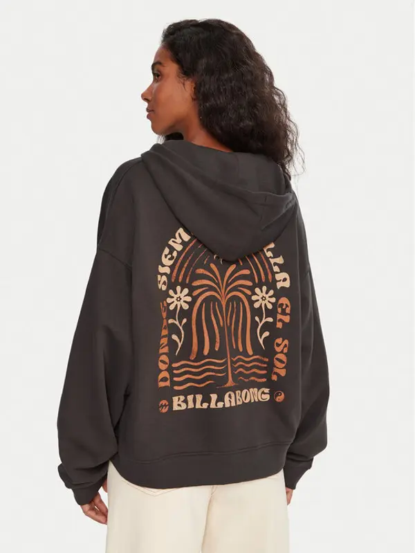 Billabong Billabong Majica dugih rukava El Sol EBJSF00180 Siva Relaxed Fit