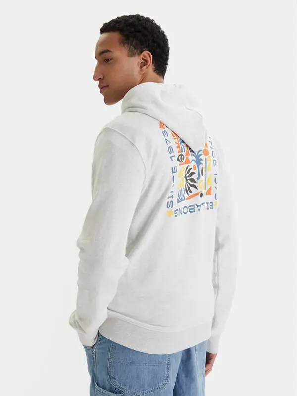 Billabong Billabong Majica dugih rukava Foundation Po EBYSF00169 Siva Regular Fit