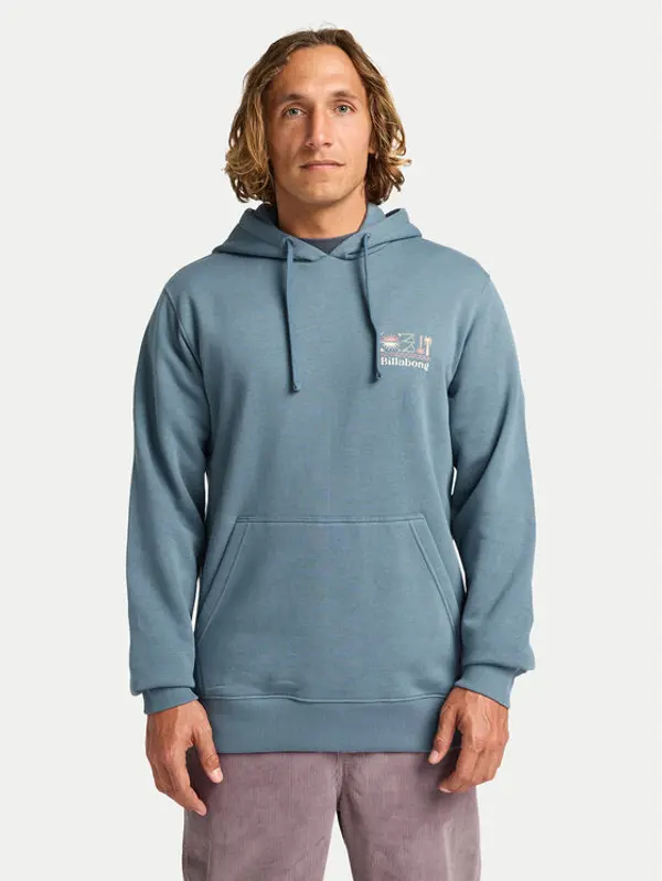Billabong Billabong Majica dugih rukava Foundation Po EBYSF00175 Plava Regular Fit