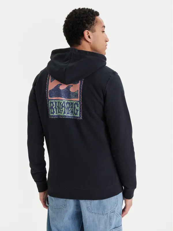 Billabong Billabong Majica dugih rukava Stamp EBYSF00186 Crna Regular Fit