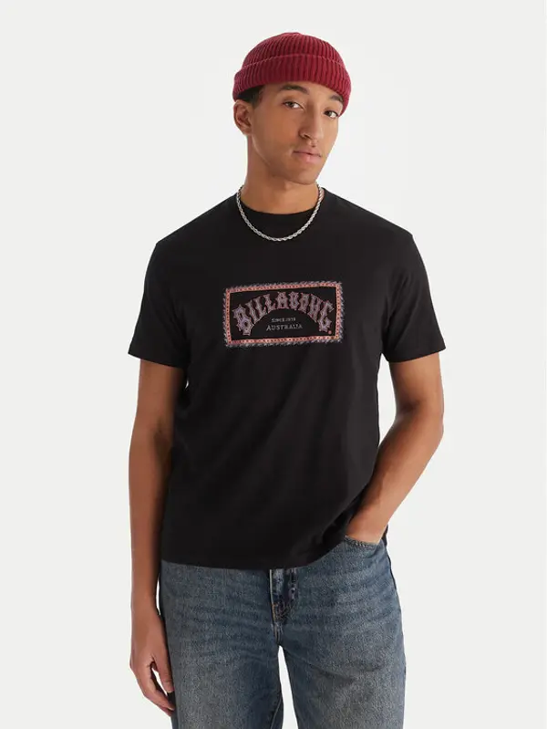 Billabong Billabong T-shirt Arch Frame EBYZT00341 Crna Regular Fit