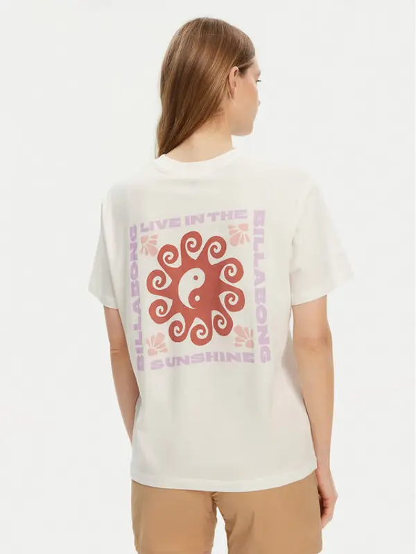Billabong Billabong T-shirt EBJZT00432-SCS Bijela Regular Fit