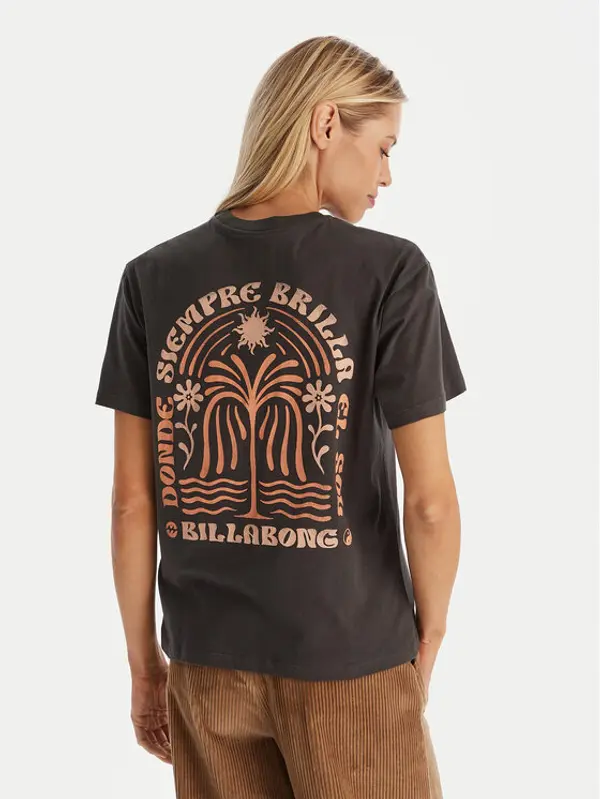 Billabong Billabong T-shirt EBJZT00496 Crna Oversize