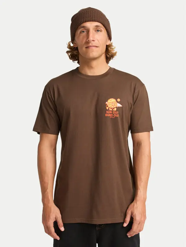 Billabong Billabong T-shirt Gimmicks EBYZT00363 Smeđa Regular Fit