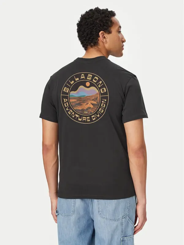 Billabong Billabong T-shirt Rockies EBYZT00497 Crna Regular Fit