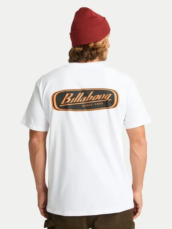 Billabong Billabong T-shirt Runner Up EBYZT00361 Bijela Regular Fit
