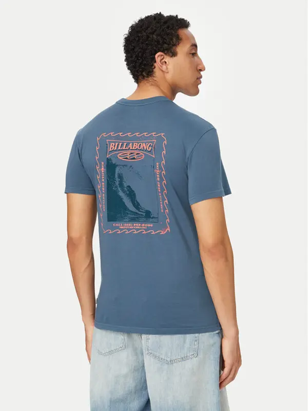 Billabong Billabong T-shirt Since 73 Poster EBYZT00504 Tamno zelena Regular Fit