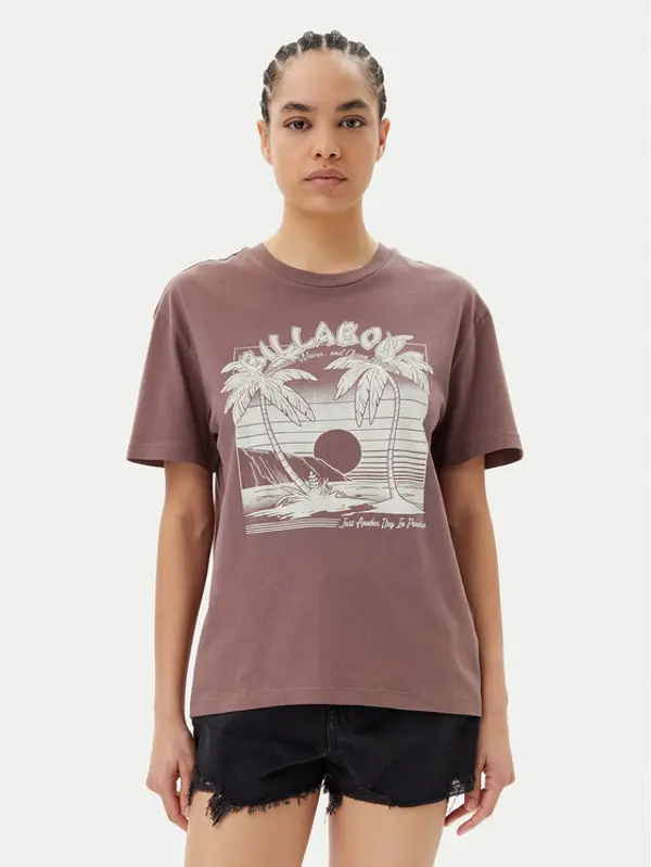 Billabong Billabong T-shirt Sweet Escape EBJZT00419 Smeđa Relaxed Fit