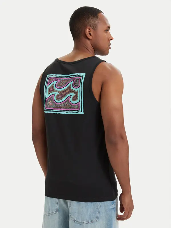 Billabong Billabong Tank top Crayon Wave EBYZT00302 Crna Regular Fit