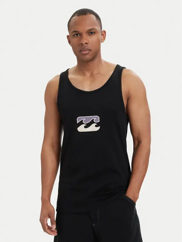 Billabong Billabong Tank top Icon Wave EBYZT00485 Crna Relaxed Fit