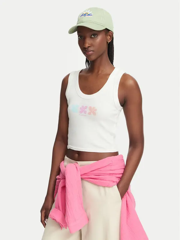 Billabong Billabong Top Block Party EBJZT00442 Bijela Regular Fit