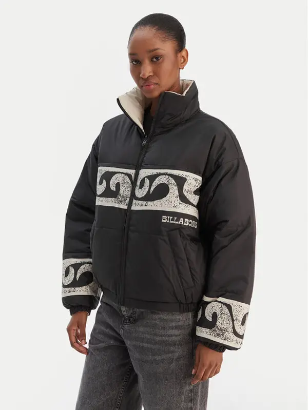 Billabong Billabong Zimska jakna Cozy Puffer EBJJK00140 Crna Regular Fit