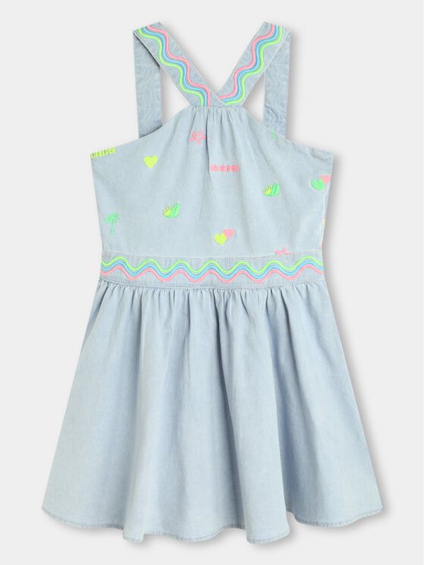 Billieblush Billieblush Jeans haljina U20176 Svijetloplava Regular Fit