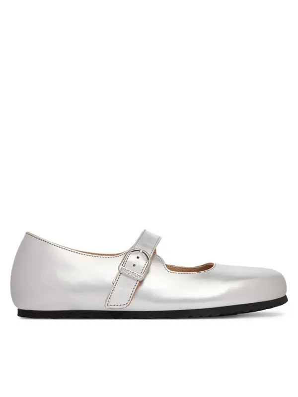 Birkenstock Birkenstock Balerinke Santa Clarita 1030679 Srebrna