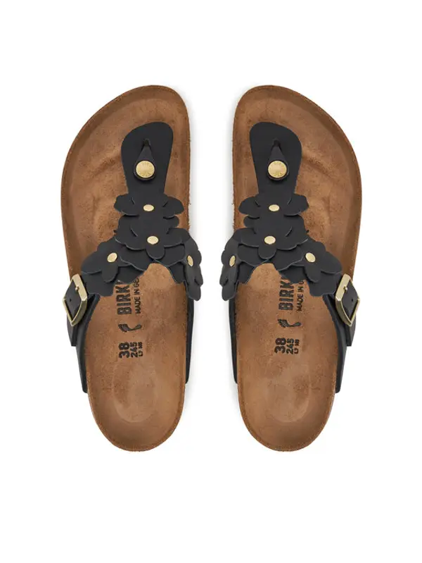 Birkenstock Birkenstock Japanke Gizeh Flowers 1026719 Crna