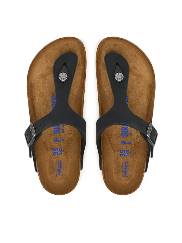 Birkenstock Birkenstock Japanke Gizeh SFB LENB 1019015 Crna