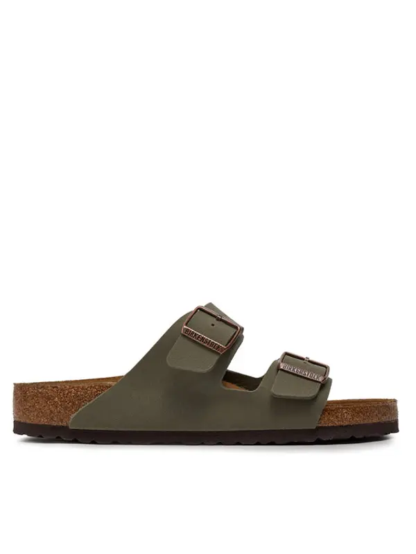 Birkenstock Birkenstock Natikače Arizona Birko-Flor nubuk 0151211 Siva