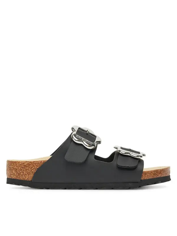 Birkenstock Birkenstock Natikače Arizona Flower Buckle Kids 1029844 S Crna