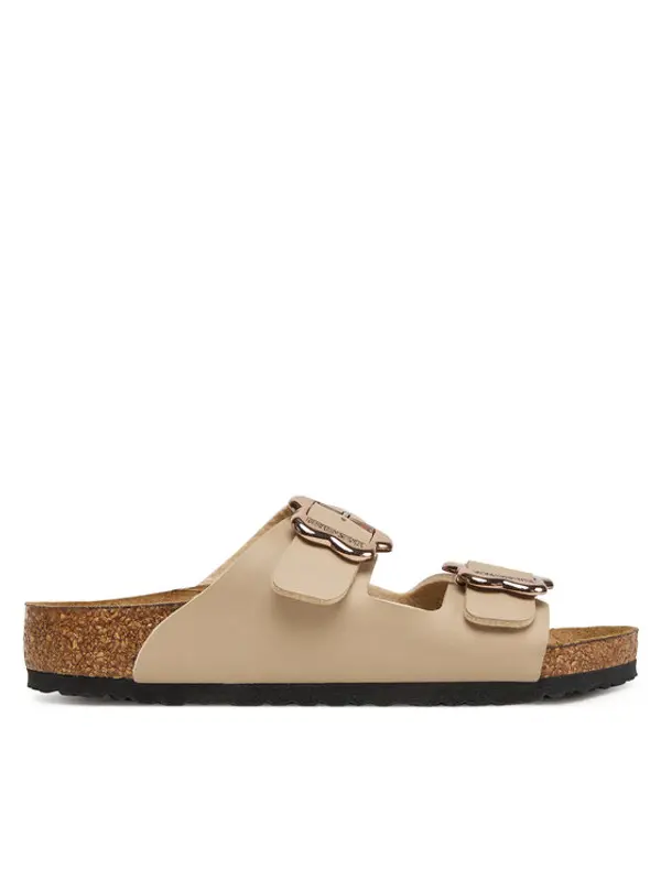 Birkenstock Birkenstock Natikače Arizona Flower Buckle Kids 1030419 S Bež