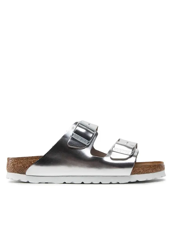 Birkenstock Birkenstock Natikače Arizona Metallic 1005961 Srebrna