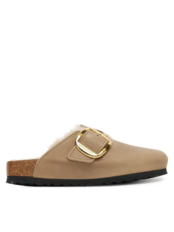 Birkenstock Birkenstock Natikače Boston Big Buckle Shearling 1030444 Smeđa