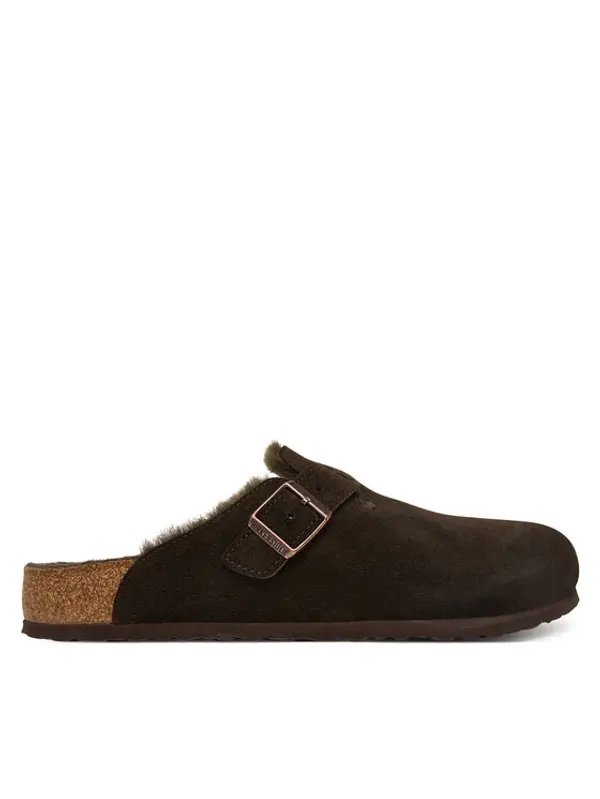 Birkenstock Birkenstock Natikače Boston Fur 1020567 Smeđa