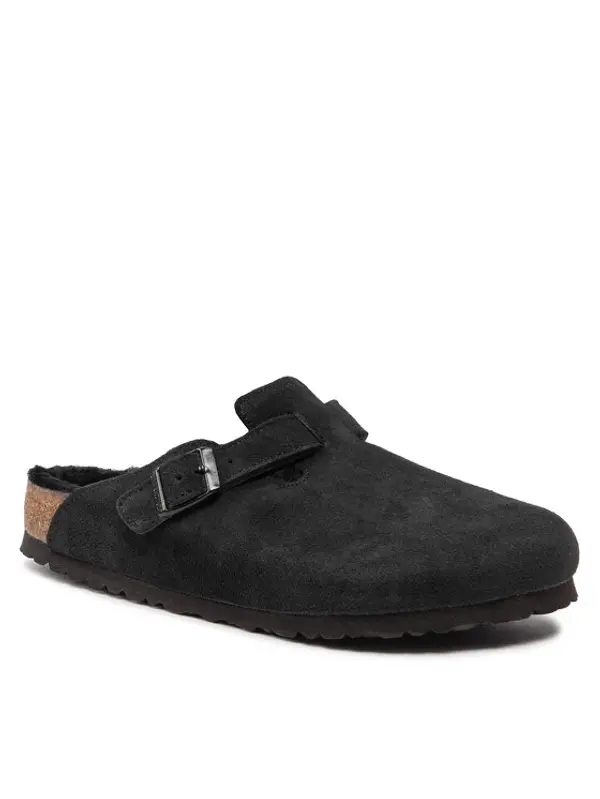 Birkenstock Birkenstock Natikače Boston Vl/Sheraling 0259881 Crna