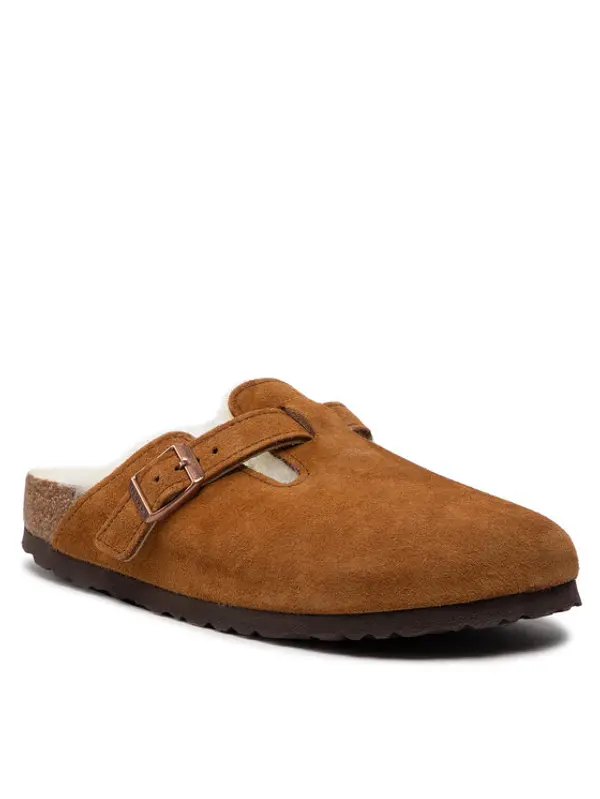 Birkenstock Birkenstock Natikače Boston Vl/Sheraling 1001141 Smeđa