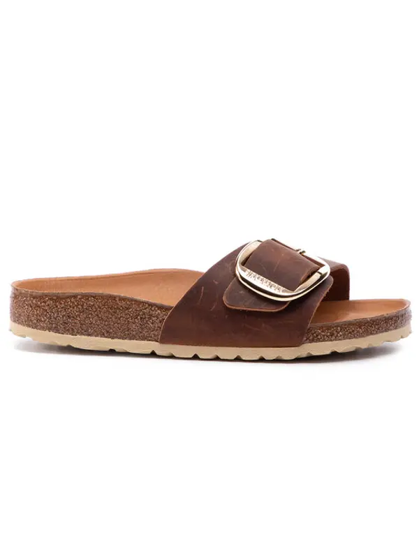 Birkenstock Birkenstock Natikače Madrid Big Buckle 1006525 Smeđa