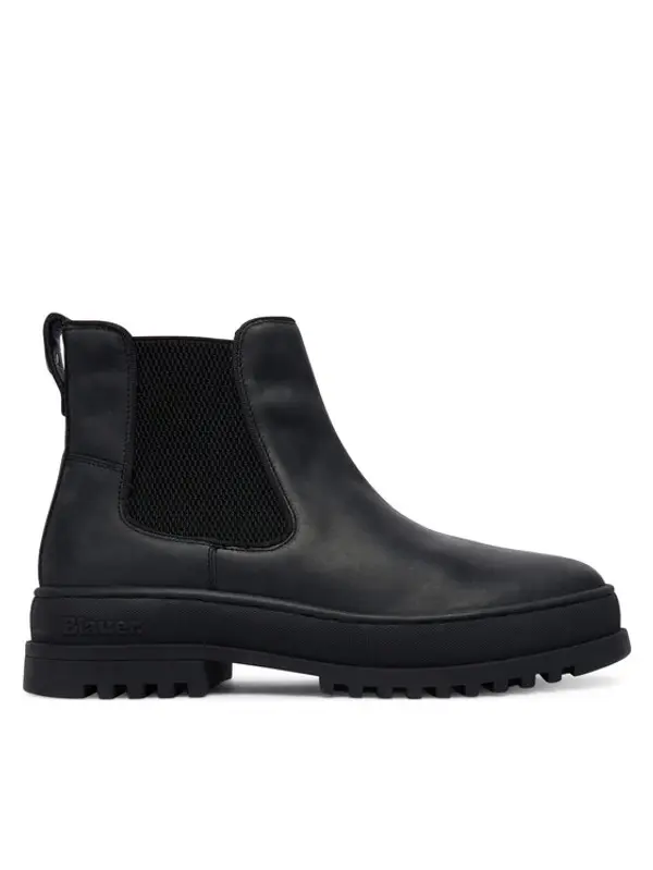 Blauer Blauer Chelsea cipele F5IUKA02/LEA Crna