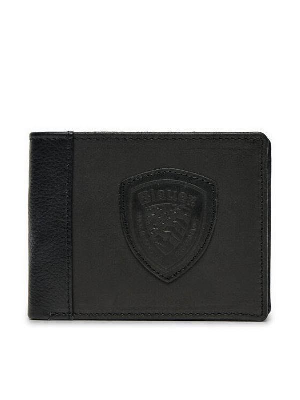 Blauer Blauer Veliki muški novčanik F4ALMONT03/MUS Crna