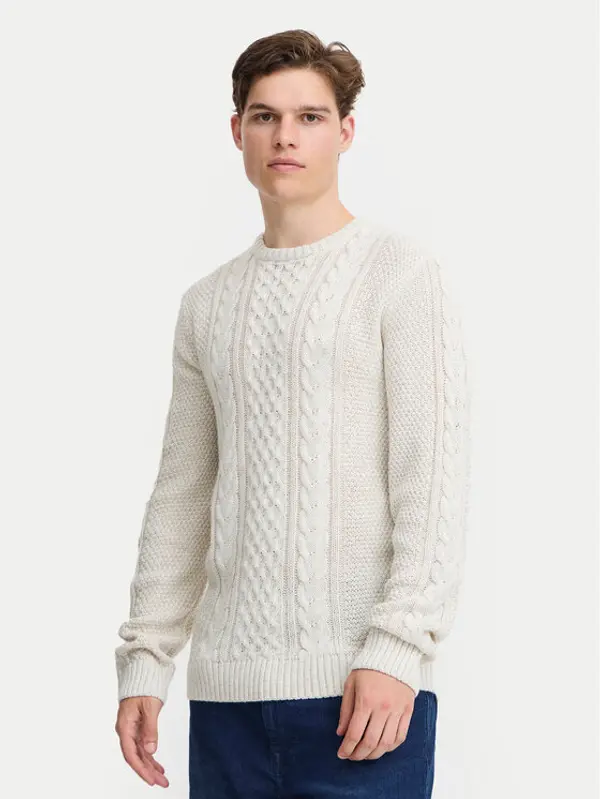 Blend Blend Džemper 20717439 Écru Regular Fit