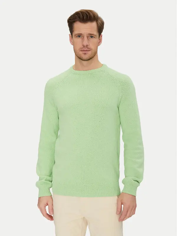 Blend Blend Džemper 20717701 Zelena Regular Fit