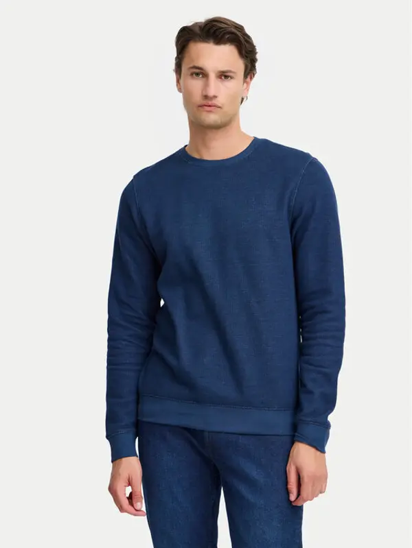 Blend Blend Džemper 20718070 Tamnoplava Regular Fit