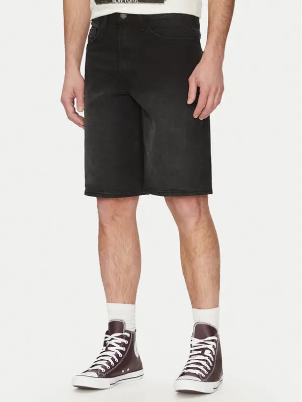 Blend Blend Kratke traperice 20718406 Crna Relaxed Fit