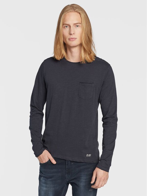 Blend Blend Majica dugih rukava Nicolai 20703060 Tamnoplava Regular Fit