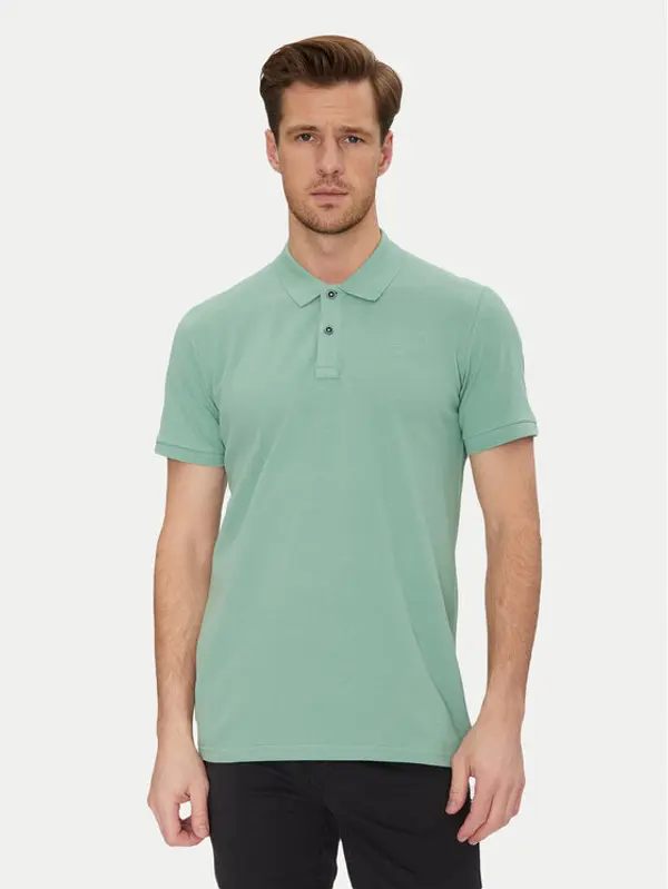 Blend Blend Polo 20717857 Zelena Regular Fit