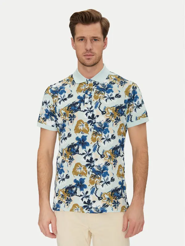 Blend Blend Polo 20718253 Plava Regular Fit