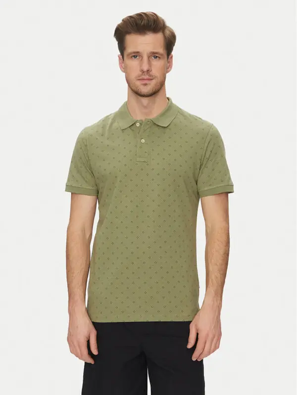 Blend Blend Polo 20718261 Zelena Regular Fit