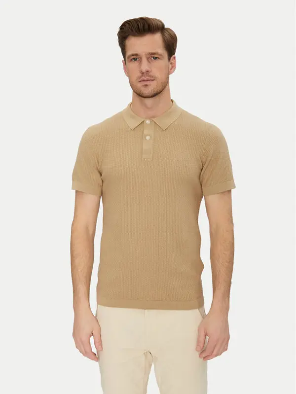 Blend Blend Polo 20718361 Bež Regular Fit