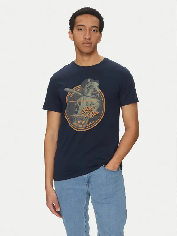 Blend Blend T-shirt 20717764 Tamnoplava Regular Fit