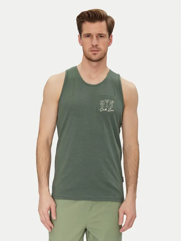 Blend Blend Tank top 20718289 Zelena Regular Fit