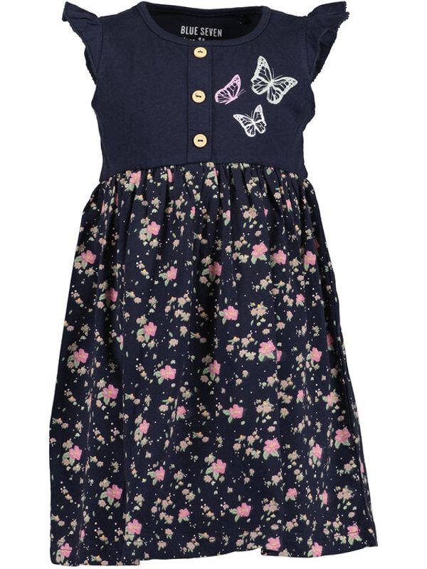 Blue Seven Blue Seven Haljina za svaki dan 721634 X Tamnoplava Regular Fit