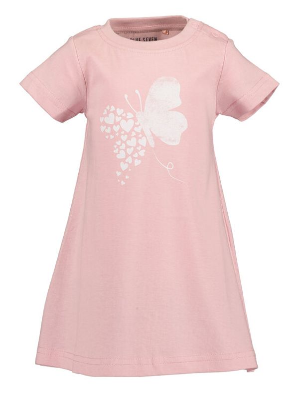 Blue Seven Blue Seven Haljina za svaki dan 911055 X Ružičasta Regular Fit
