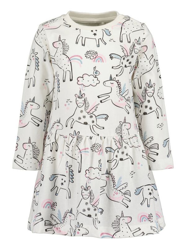 Blue Seven Blue Seven Haljina za svaki dan 963081 X Écru Regular Fit