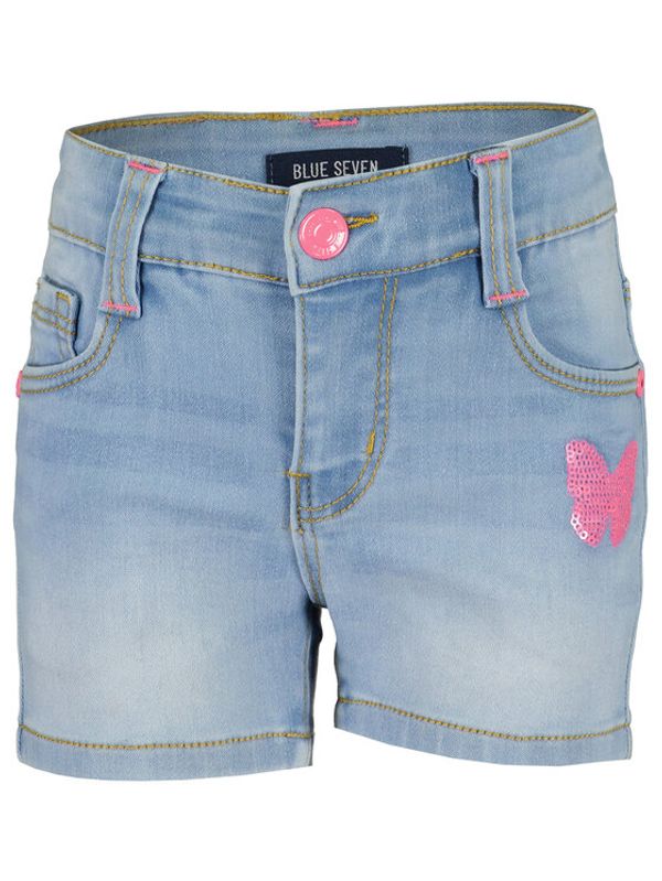 Blue Seven Blue Seven Kratke traperice 740075 X Plava Slim Fit